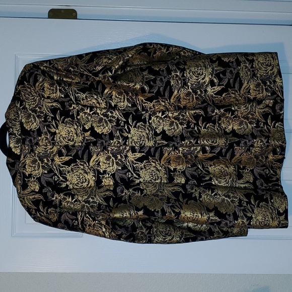 Soft Surroundings Moonstruck Black and Gold Jacket Size Large - Picture 8 of 8